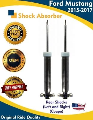 Nuevos amortiguadores traseros OE para Ford Mustang 2015-2017 cupé de 5,0 L garantía de por vida Foto 1 de 4