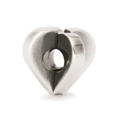 TROLLBEADS TAGBE-40013 Bead Cuore Doppio in Argento - Retail price € 65,00 - Immagine 1 di 4