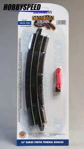 BACHMANN E-Z TRACK HO 18" RADIUS CURVED TERMINAL RERAILER steel BAC44402 NEW - Picture 1 of 4