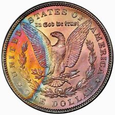 1889-P Morgan Dollar PCGS Dual Side Rainbow Toned w/Vid “This Coin Is Stunning”