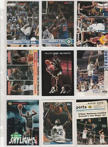 NBA  Orlando Magic  Shaquille O'Neal      9 Card Lot #2 - Picture 1 of 1