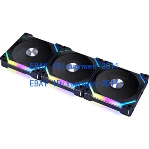 Fan Lian Li UNI SL120 V2 RGB czarny 3x 12cm zestaw wentylatorów z kontrolerem SL120V2-3B - Zdjęcie 1 z 7