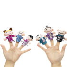 6Pcs/lot Family Finger Puppets Set Mini Plush Baby Toy Finger Puppets Toys Gifts