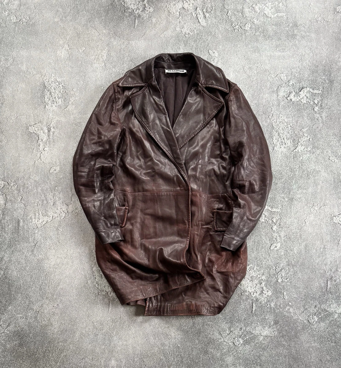Jil Sander Leather Outer Shell Regular Size Coats, Jackets & Vests