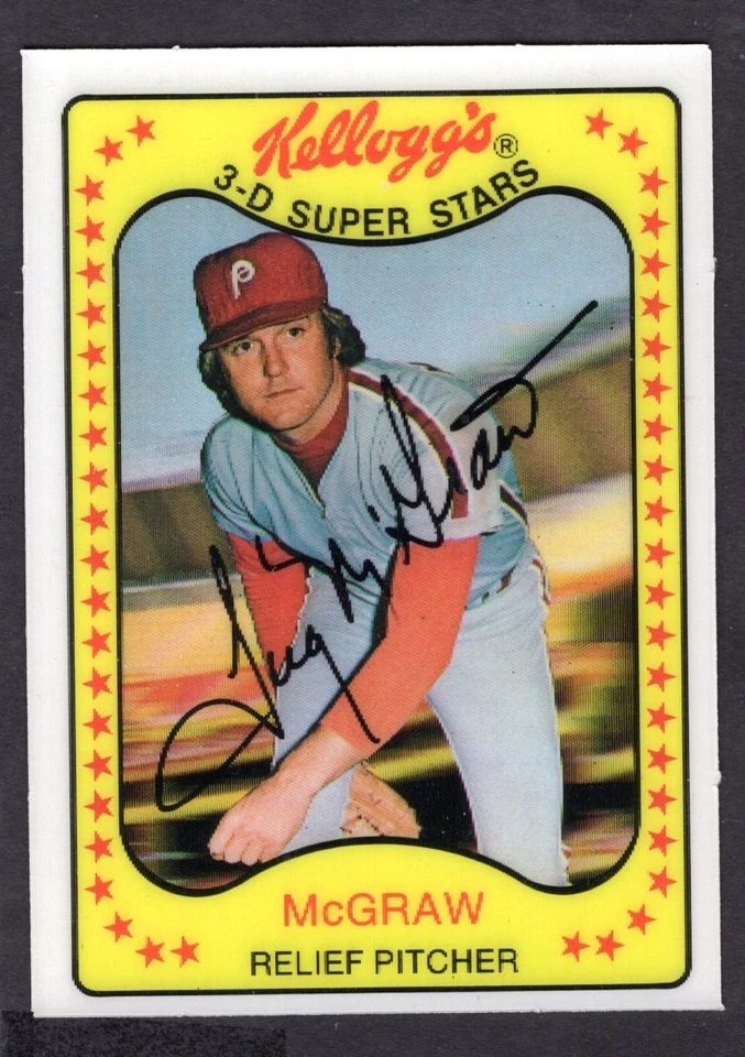 1981 KELLOGG'S TUG McGRAW CARD NO:37 MNT CONDITION - Image 1 of 1