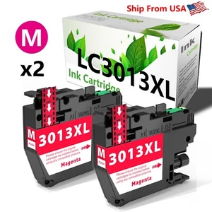 2PK repuesto para cartucho de tinta magenta Brother LC3013 para MFCJ491DW J497DW J690DW - Imagen 1 de 2