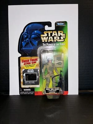 Figura de acción STAR WARS POTF Freeze Frame Endor Rebel Soldier 3,75" Foto 1 de 4