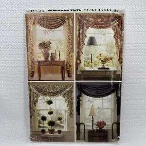 Butterick 145 Window Coverings Valance Pattern Uncut - Picture 1 of 4