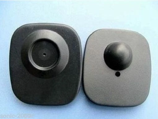 500PCS Anti Theft EAS 8.2MHz Security black Hard Tags - Image 1 of 1