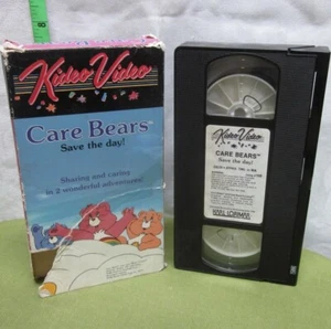 CARE BEARS animation Save the Day VHS video 1985 cartoons Night Stars Went Out - Picture 1 of 2