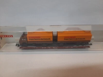 Fleischmann 8275 Wagon Plat Abaisse Avec Camion Échelle N - Photo 1/2