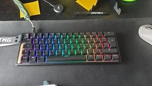 gaming tastatur 60 prozent schwarz - Bild 1 von 1
