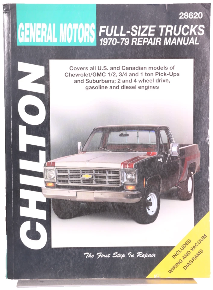 C10 C20 C30 Repair Manual 1970 1971 1972 1973 1974 1975 1976 1977 1978 1979 +GMC Foto 1 de 1