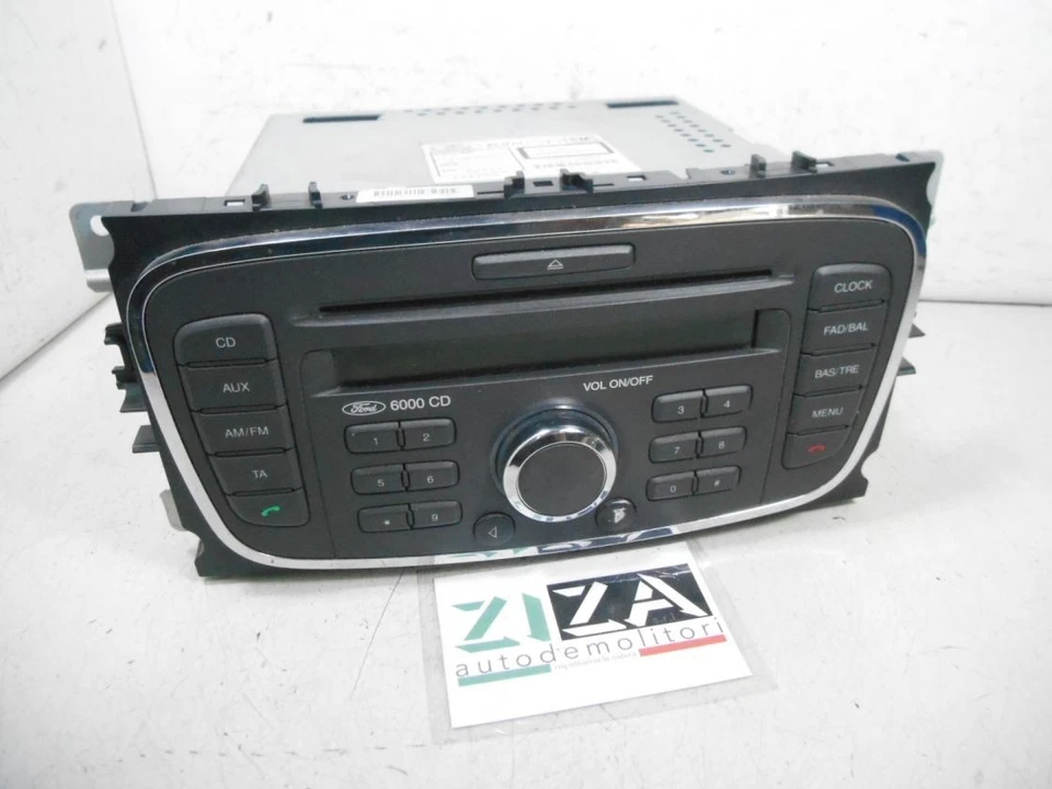 Ford Focus II 2007 Autoradio mit CD-Player 7M5T-18C815-BA CODE OK - Bild 1 von 4