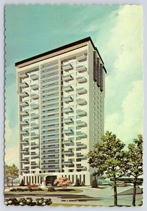 The Devonshire Hochhaus Eigentumswohnungen von Livio Segalla Hackensack NJ 4x6 postfrische Postkarte - Bild 1 von 2