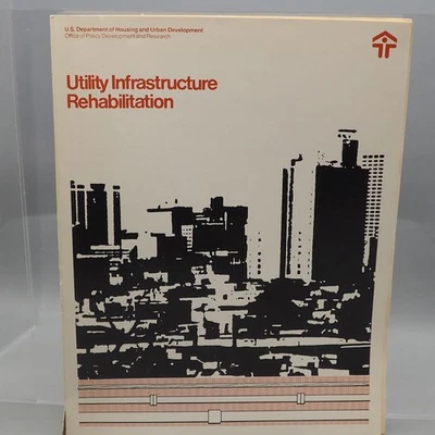 Vintage Utility Infrastructure Rehabilitation Book Housing Urban Development - Image 1 of 2