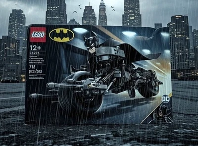 LEGO DC Batman: Figura de Construcción Batman y la Bicicleta Bat-Pod (Juego 76273) Nuevo... Foto 1 de 4