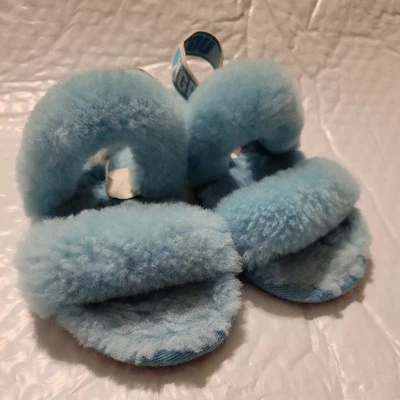 Zapatilla con cordones UGG Oh Yeah niño pequeño talla 10 EE. UU. SN 1116636T verde azulado Foto 1 de 4