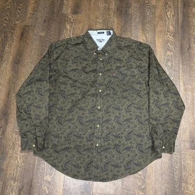 Vintage y2k bugle boy paisley button-down - Image 1 of 4
