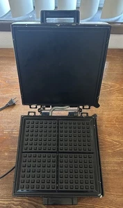 Dazey Short Order Chef Waffle Maker Sandwich Maker Griddle-Reversible Griddles - Picture 1 of 12