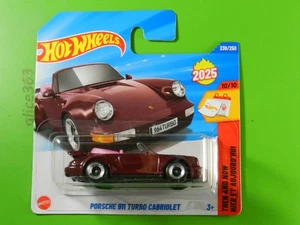 HOT WHEELS 2025 -  Porsche 911 Turbo Cabrio - Then And Now -  239  -  neu in OVP - Picture 1 of 1