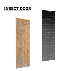 Insect Door Curtain Bamboo Hanging Curtains Doorway Elegant Fly Screen vidaXL - Picture 1 of 10