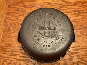 Griswold Gusseisen #8 Tite-Top 833L Dutch Oven - Bild 1 von 10