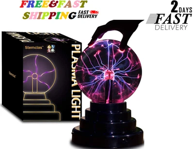Plasma Ball/Light/Lamp, Static Electricity Globe Electric Lightning Ball, Touch - Image 1 of 4