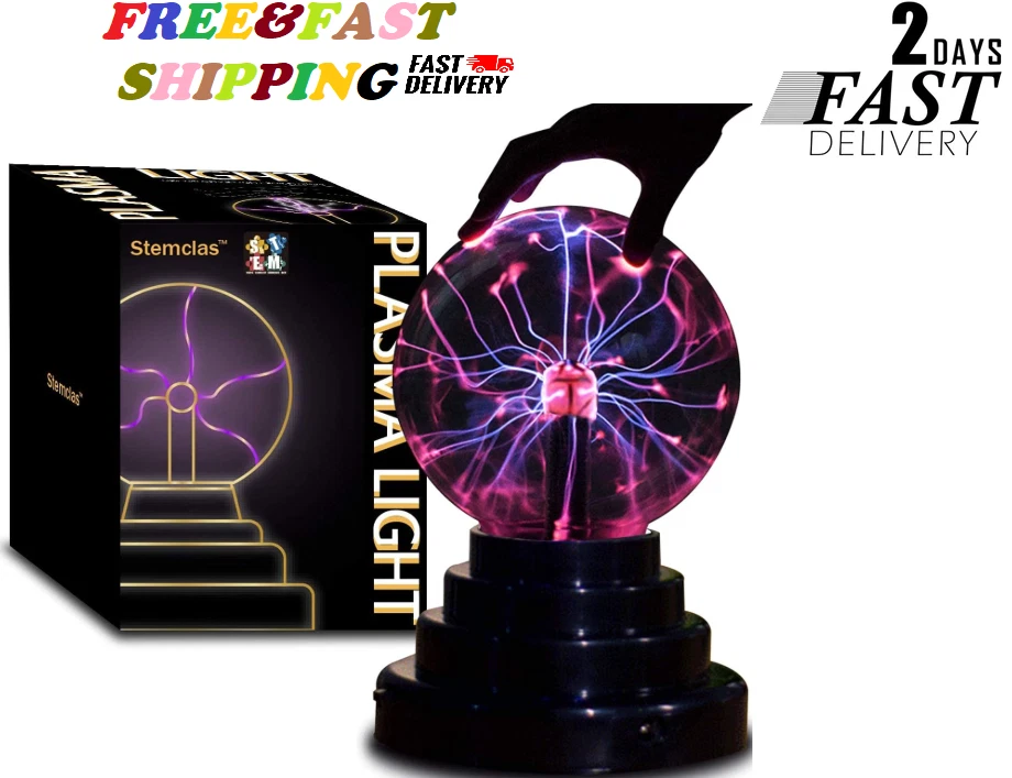 Плазменный шар/свет/лампа, статическое электричество глобус электрический молния мяч, сенсорный - Изображение 1 из 4