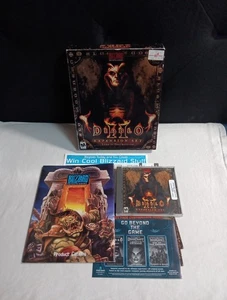 Diablo II 2 Lord of Destruction Set di Espansione *Versione Big Box* 2001 con Inserti - Foto 1 di 10