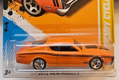 Mercury Cyclone 50/50 2012 Hot Wheels nuevos modelos '69 (naranja) Foto 1 de 4