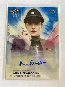 Topps Star Wars The Women of Star Wars Anna Francolini IBG Autograph Card /50 - Bild 1 von 3