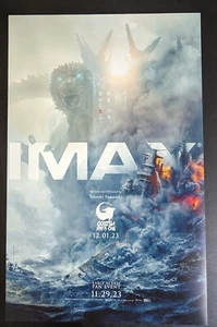Godzilla Minus One 2023 Mini Imax Poster Exclusive 11x17 - Picture 1 of 2