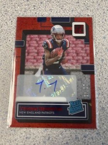 2022 Donruss Clearly Tyquan Thornton Rookie Auto Red /49