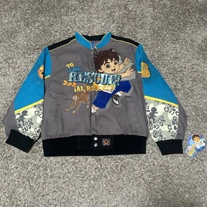 NWT Boys JH Design, Nick Jr. Go Diego Go Denim Jacket. Size Xl 11-12 - Picture 1 of 9