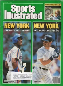 Sports Illustrated Magazine July 13,1987 Yankees Mets Strawberry Mattingly MLB - Picture 1 of 1