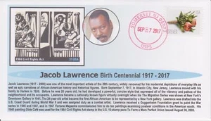 6° Cachets 5199 Jacob Lawrence birth centennial Coast Guard combat artist - Picture 1 of 1