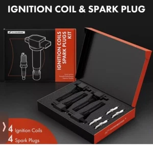 GyxcelxpSet of 4 Ignition Coil Pack Iridium Spark Plugs New In Box - Bild 1 von 6
