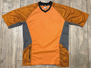 Fox Short Sleeve Jersey Men's Large gray-orange