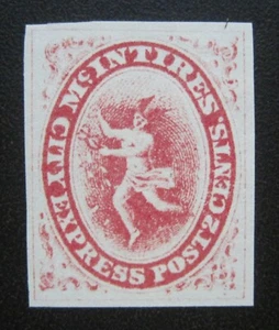 Hussey's Early Reprint 1859 New York US Local 99L1 McIntires City Express Post - Picture 1 of 2