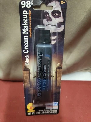 Rubíes 33574 Zombie Esqueleto Negro Crema Maquillaje Halloween Pintura Facial. Nuevo Foto 1 de 3