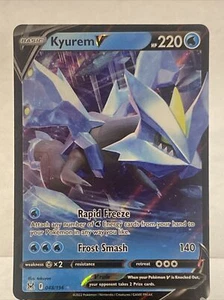 Pokemon TCG Sword & Shield Lost Origin Kyurem V 049/196 Ultra Rare - Picture 1 of 2
