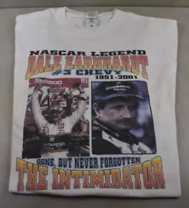 RARE BRICKYARD 400 DALE EARNHARDT GONE BUT NEVER FORGOTTEN 2001 XL SHIRT - Picture 1 of 2