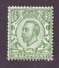 Britische Briefmarke, George V -1911. Krone Wasserzeichen.