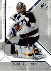 2006-07 SP Authentic Hockey #97 Kari Lehtonen