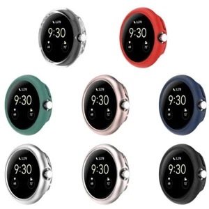 Frame Bumper Protective Case Screen Protector PC Cover For Google Pixel Watch - Picture 1 of 16