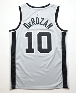 SAN ANTONIO SPURS DEROZAN #10 NBA BASKETBALL JERSEY SHIRT NIKE ADULT TOP MEN'S M - Picture 1 of 13