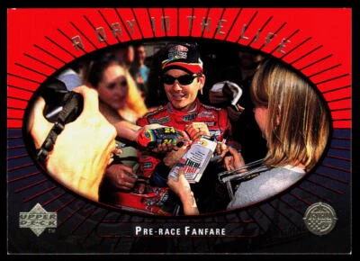 1999 Upper Deck Road to the Cup #JG6 Jeff Gordon A Day in the Life: Jeff Gordon - Image 1 of 2