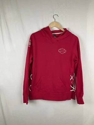 Sudadera Harley Davidson Mujer M Rosa Suéter Motociclista Motociclista Foto 1 de 4