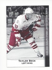 2008-09 Guelph Storm (OHL) Taylor Beck 